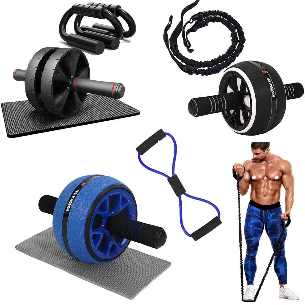 Ab Roller Core Strength Trainer Set - Warrior Action