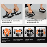 Ab Roller Core Strength Trainer Set - Warrior Action