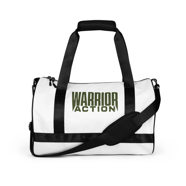 Carry Your Gear in Style with Warrior Action Duffle Gym Bag: Spacious and Durable for Intense Workouts