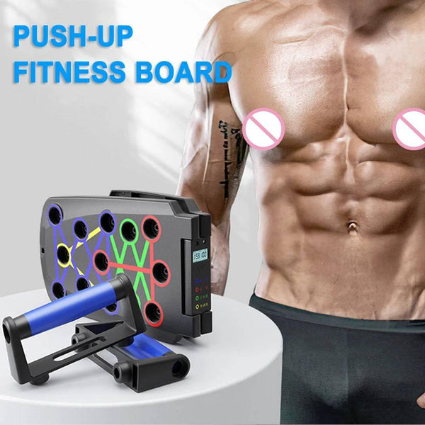 Optimize Push-Up Workouts with Foldable Push-Up Board: Portable and Versatile Equipment for Total Upper Body Training